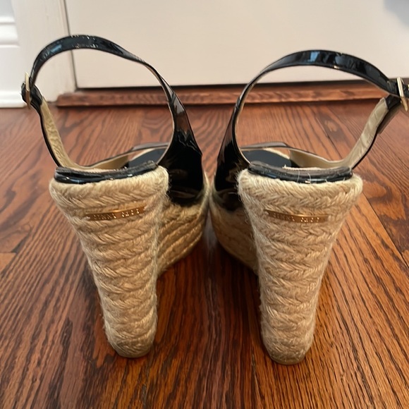 Jimmy Choo Black Patent Leather Espadrilles - Picture 3 of 7